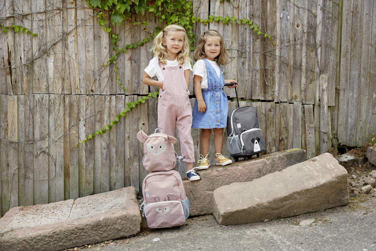 KINDERTROLLEY - Grau, Trend, Kunststoff/Textil (25/16/39cm) - Lässig