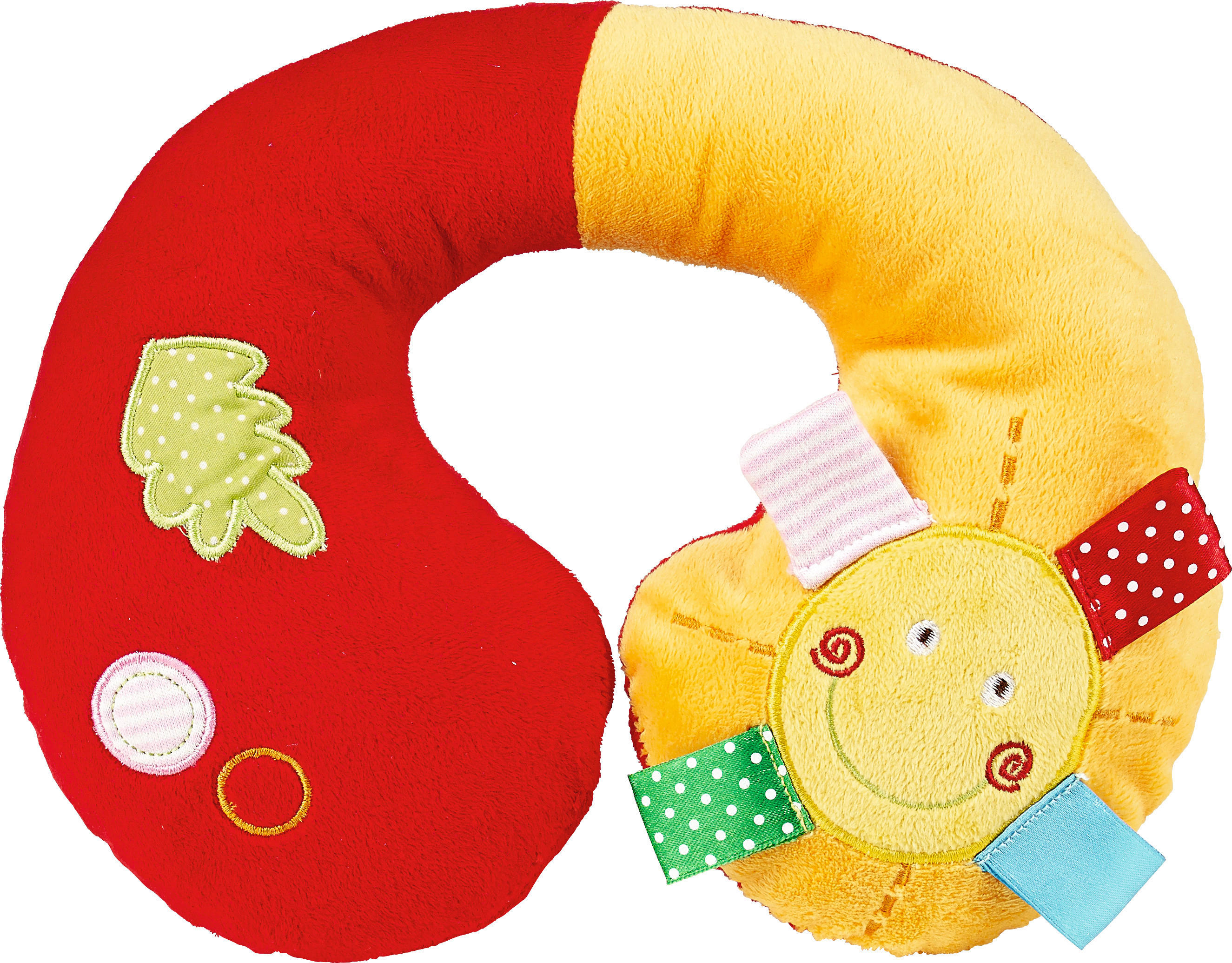 BABA NYAKPÁRNA 20/26 cm  - piros/narancs, Basics, textil (20/26cm) - My Baby Lou
