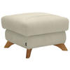 HOCKER in Textil Creme  - Eichefarben/Creme, Modern, Holz/Textil (65/47/65cm) - Valnatura