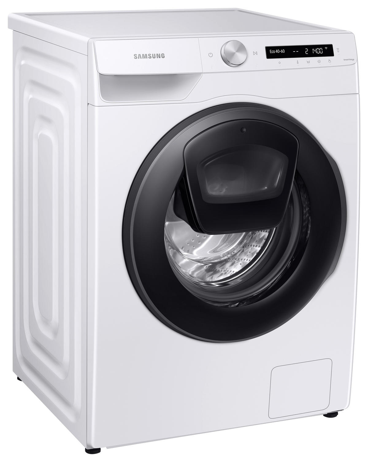 WASCHMASCHINE WW81T554AAW/S2  - Weiß, Basics, Glas/Kunststoff (60/85/55cm) - Samsung