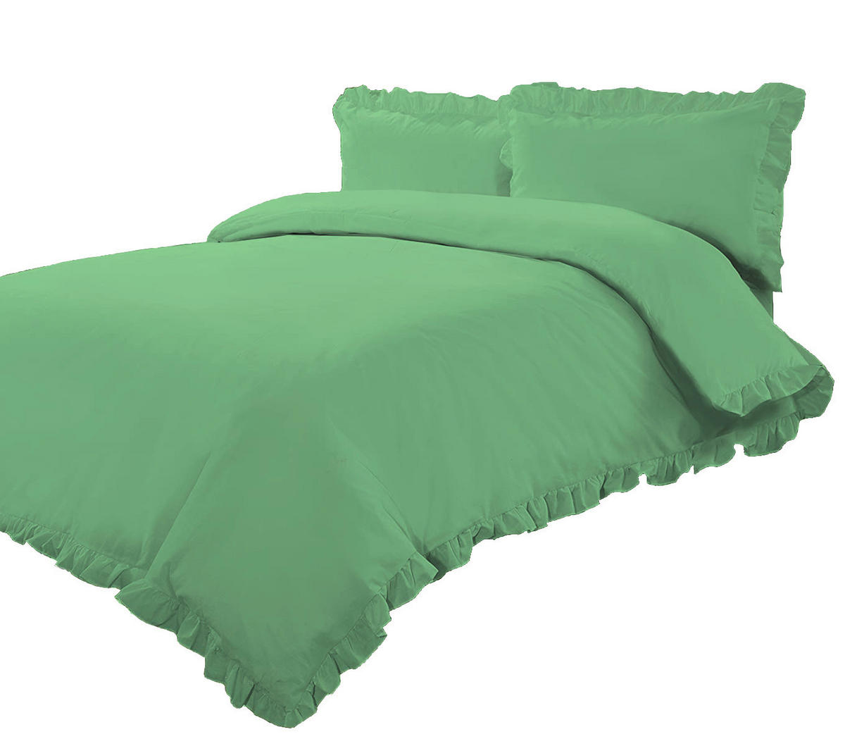 BETTWÄSCHE Renforcé 135/200 cm  - Grün, LIFESTYLE, Textil (135/200cm) - Bio:Vio