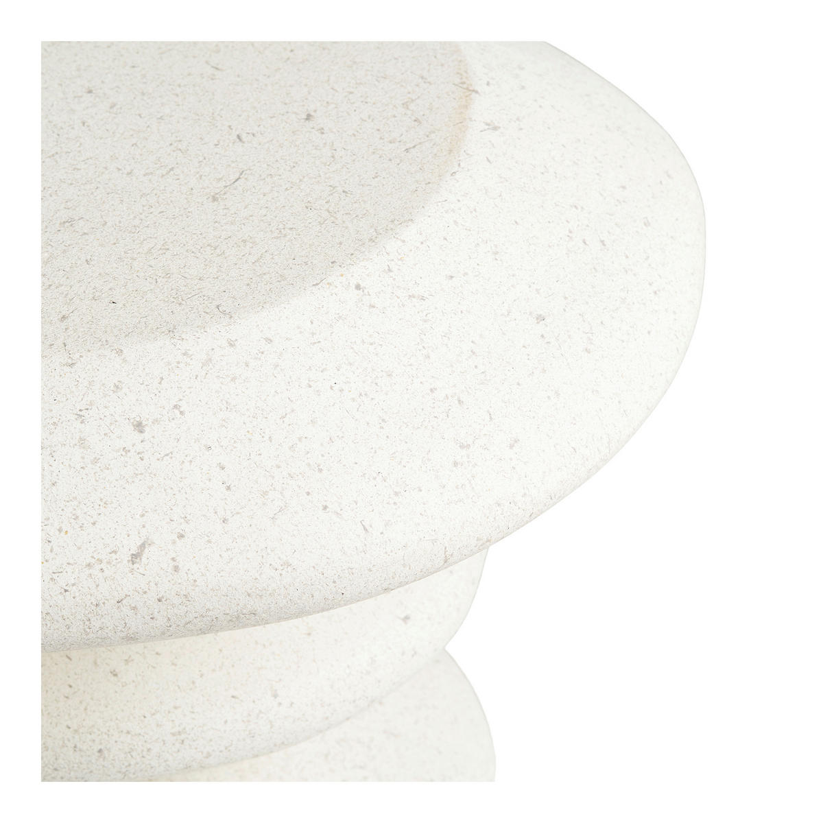 SIDOBORD i sten 36/36/45,5 cm  - vit, Basics, sten (36/36/45,5cm)