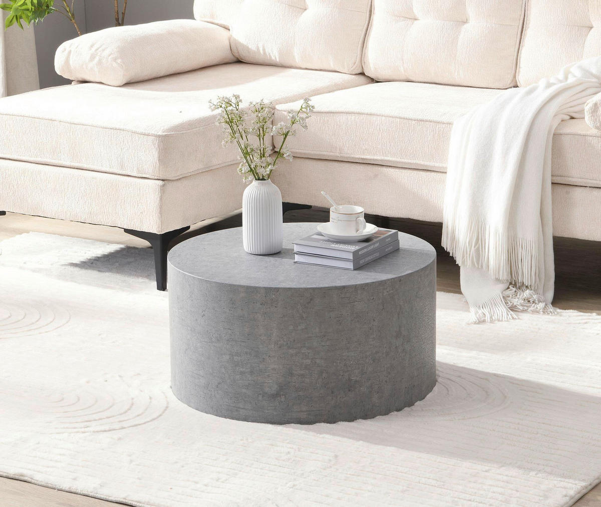 COUCHTISCH in Holzwerkstoff 60/60/30 cm  - Grau, Design, Holzwerkstoff (60/60/30cm) - Livetastic