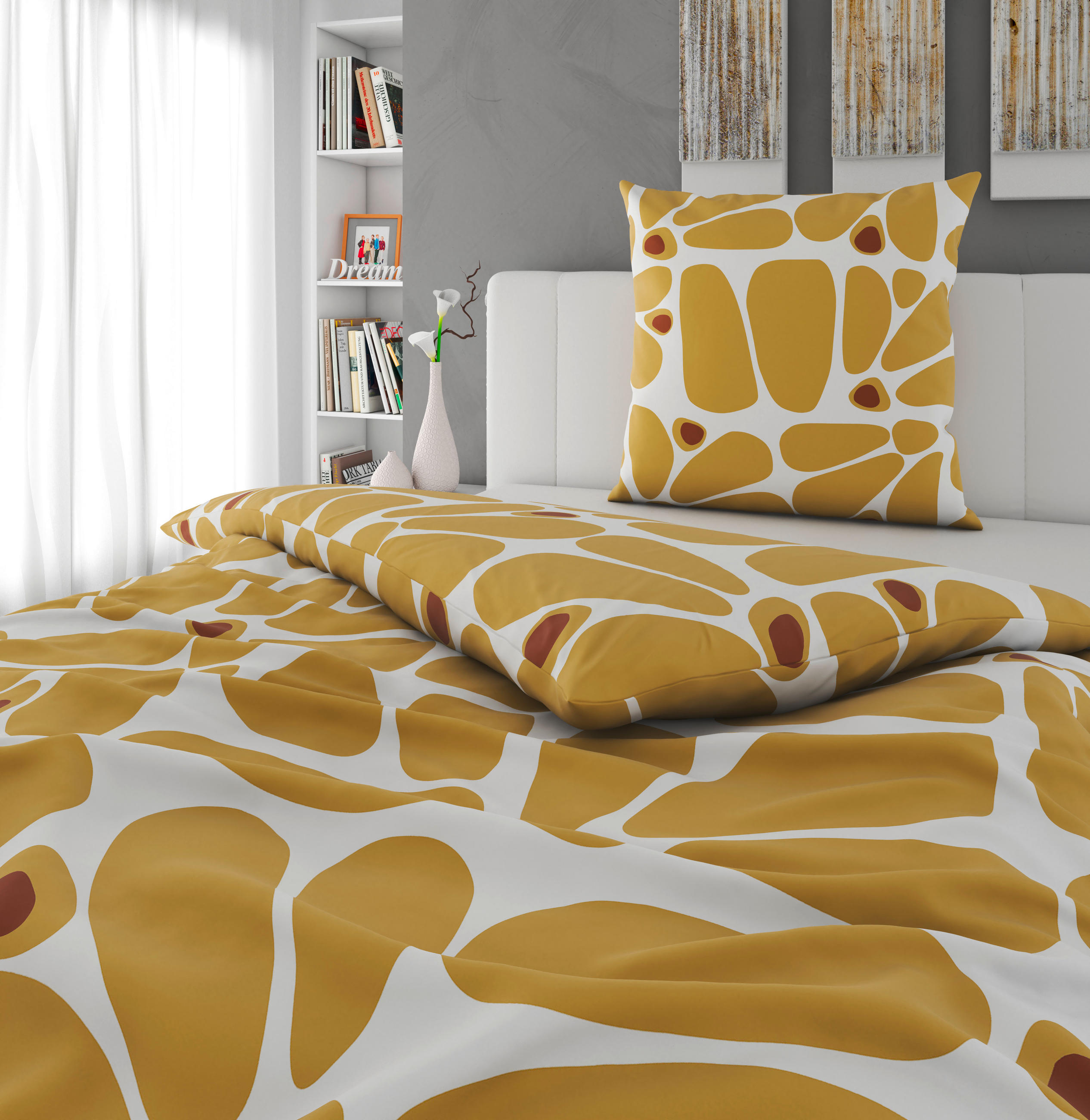 BETTWÄSCHE Renforcé 135/200 cm  - Gelb, Textil (135/200cm) - Esposa