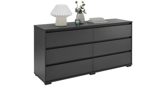 SIDEBOARD 160/79/48 cm  - Anthrazit, Design, Holzwerkstoff/Kunststoff (160/79/48cm) - Carryhome