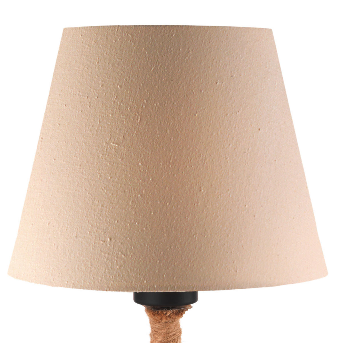 TISCHLEUCHTE 23/32 cm   - Beige, Natur, Textil/Metall (23/32cm)