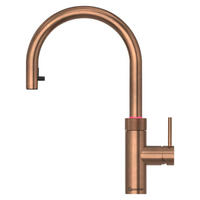 KÜCHENARMATUR Flex Round  - Messingfarben, Basics, Metall (4,6/40/25,6cm) - Quooker