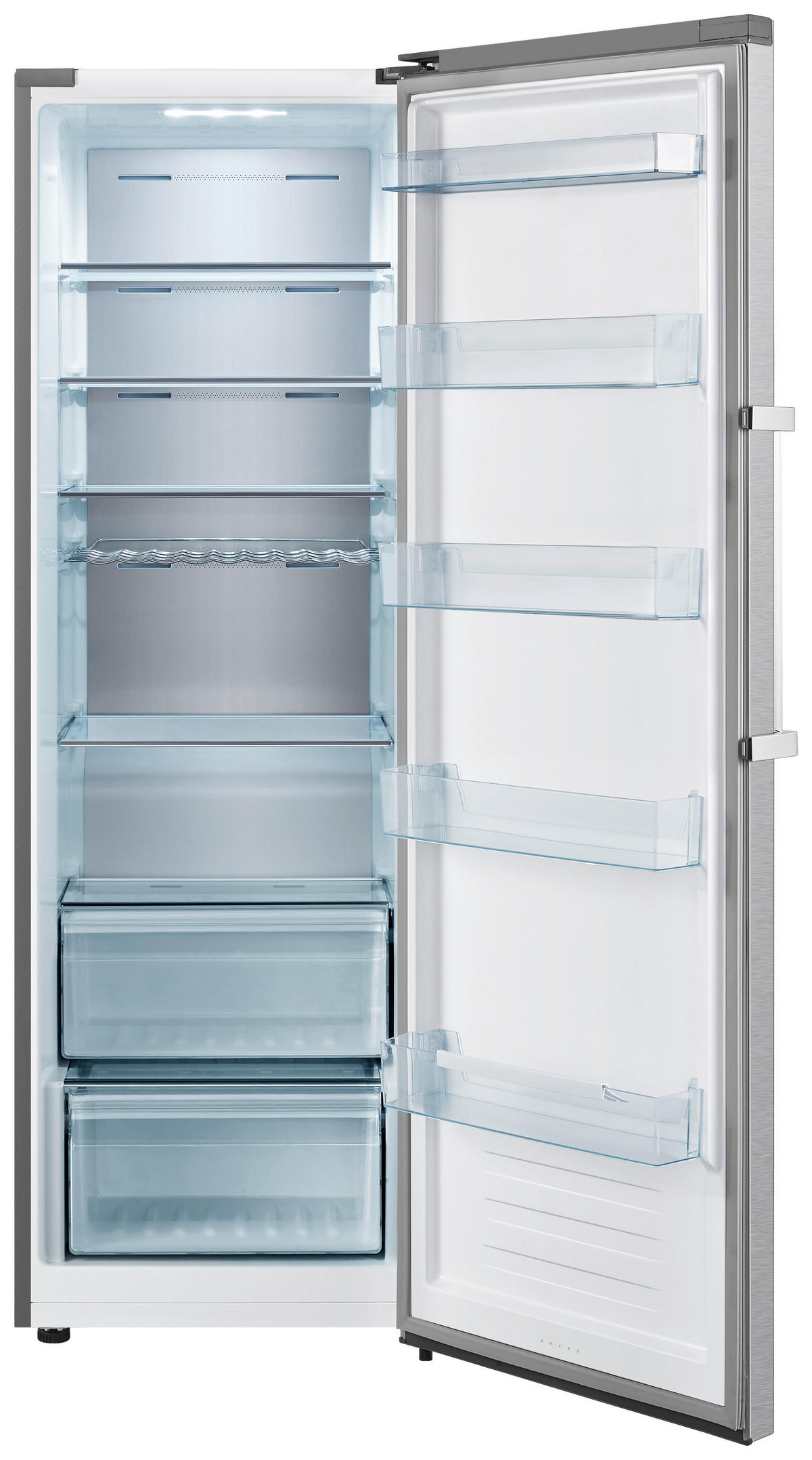 KÜHLSCHRANK 59,5/185,5/65,1 cm RL481N4BIE  - Edelstahlfarben, MODERN, Kunststoff/Metall (59,5/185,5/65,1cm) - Hisense