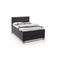 BOXSPRINGBETT 140/200 cm  in Anthrazit  - Anthrazit, Design, Holz/Holzwerkstoff (140/200cm) - Xora