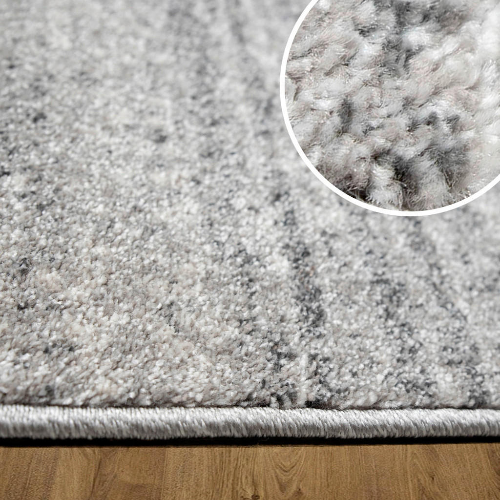 Thumbnail - Novel Webteppich Mercur, Grau, Kunststoff, meliert, rechteckig, 120x170 cm, Oeko-Tex® Standard 100, Oeko-Tex® Made IN Gr...