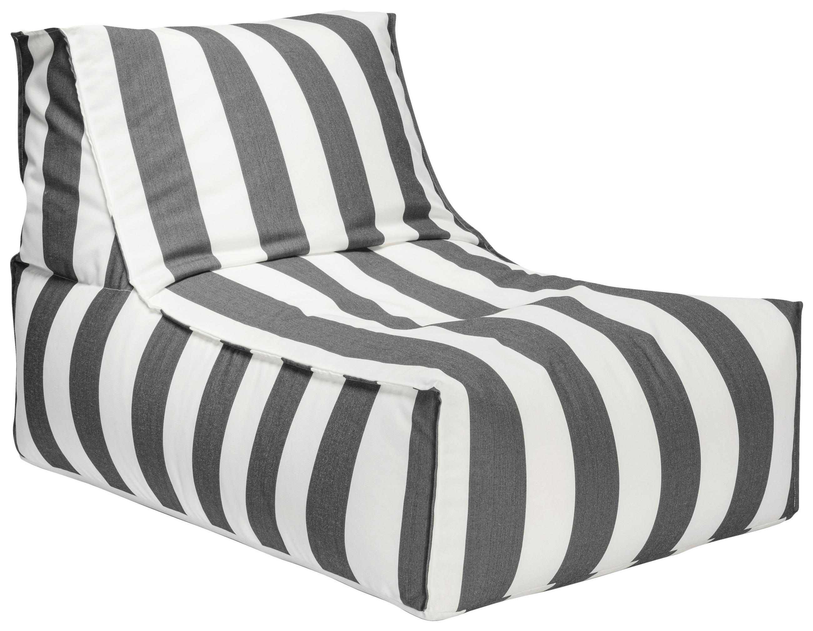 OUTDOORSITZSACK 280 l  - Anthrazit/Weiß, MODERN, Textil (65/65/100cm)