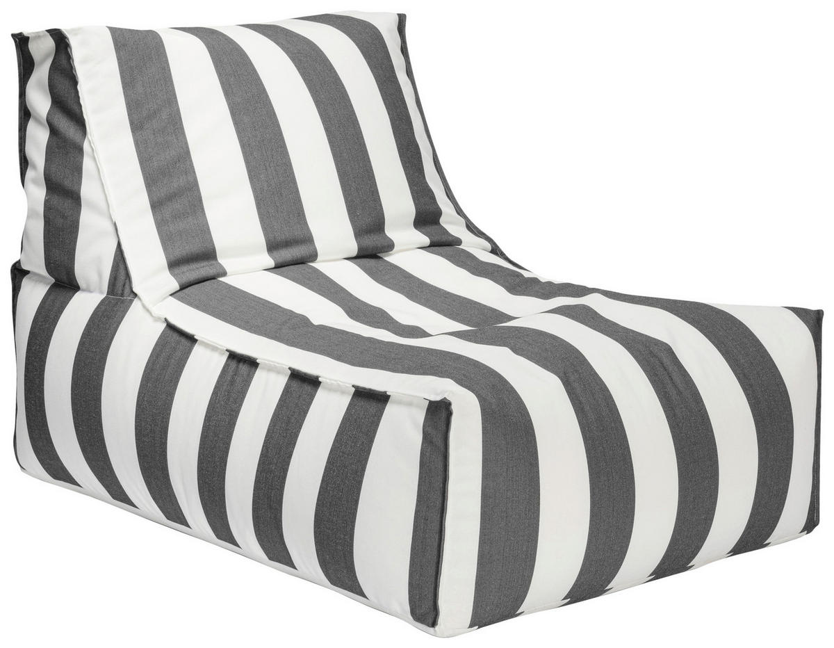 OUTDOORSITZSACK 280 l  - Anthrazit/Weiß, MODERN, Textil (65/65/100cm)