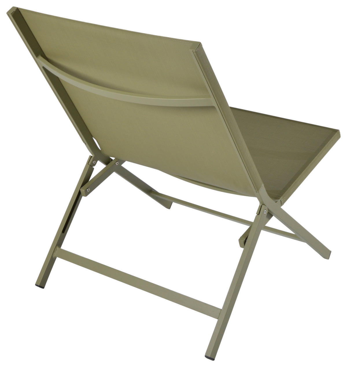 KLAPPSESSEL Netzbespannung Grün  - Grün, Design, Textil/Metall (80/70/88cm) - Ambia Garden