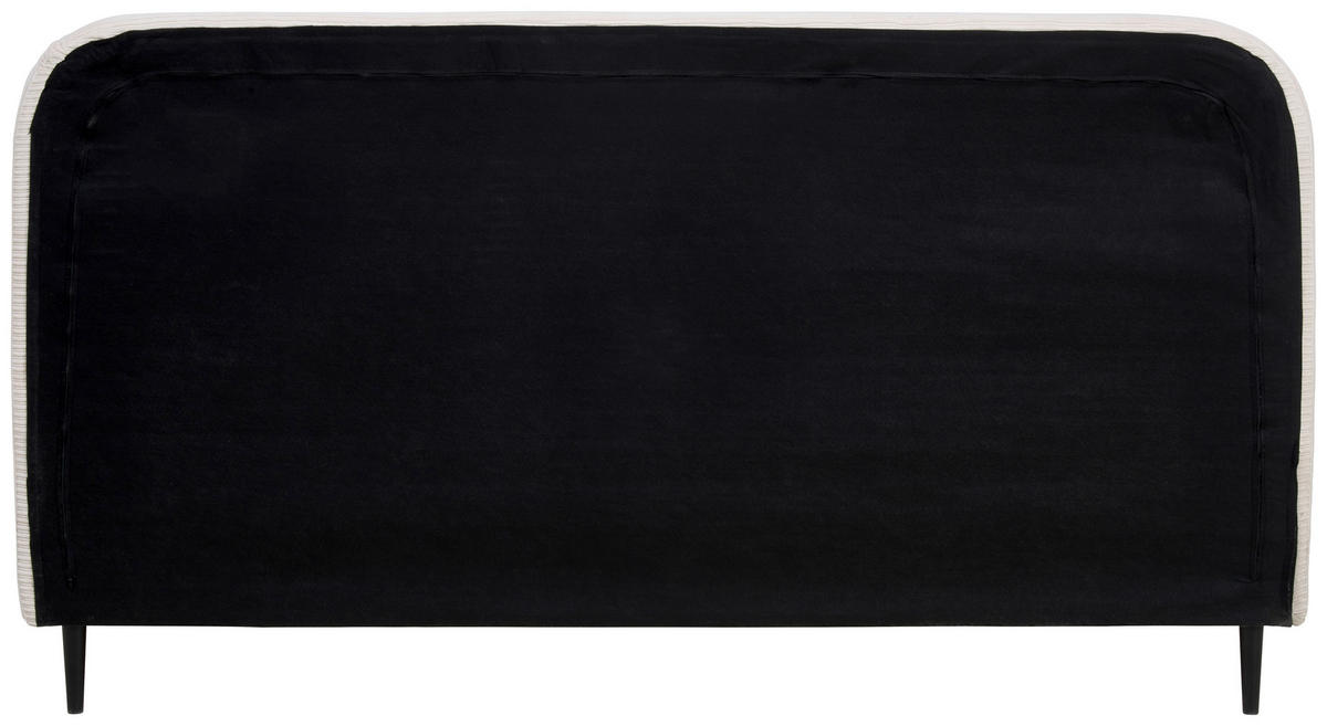 LIT REMBOURRÉ 180/200 cm  in Naturfarben  - Schwarz/Naturfarben, Modern, Holz/Textil (180/200cm) - Livetastic