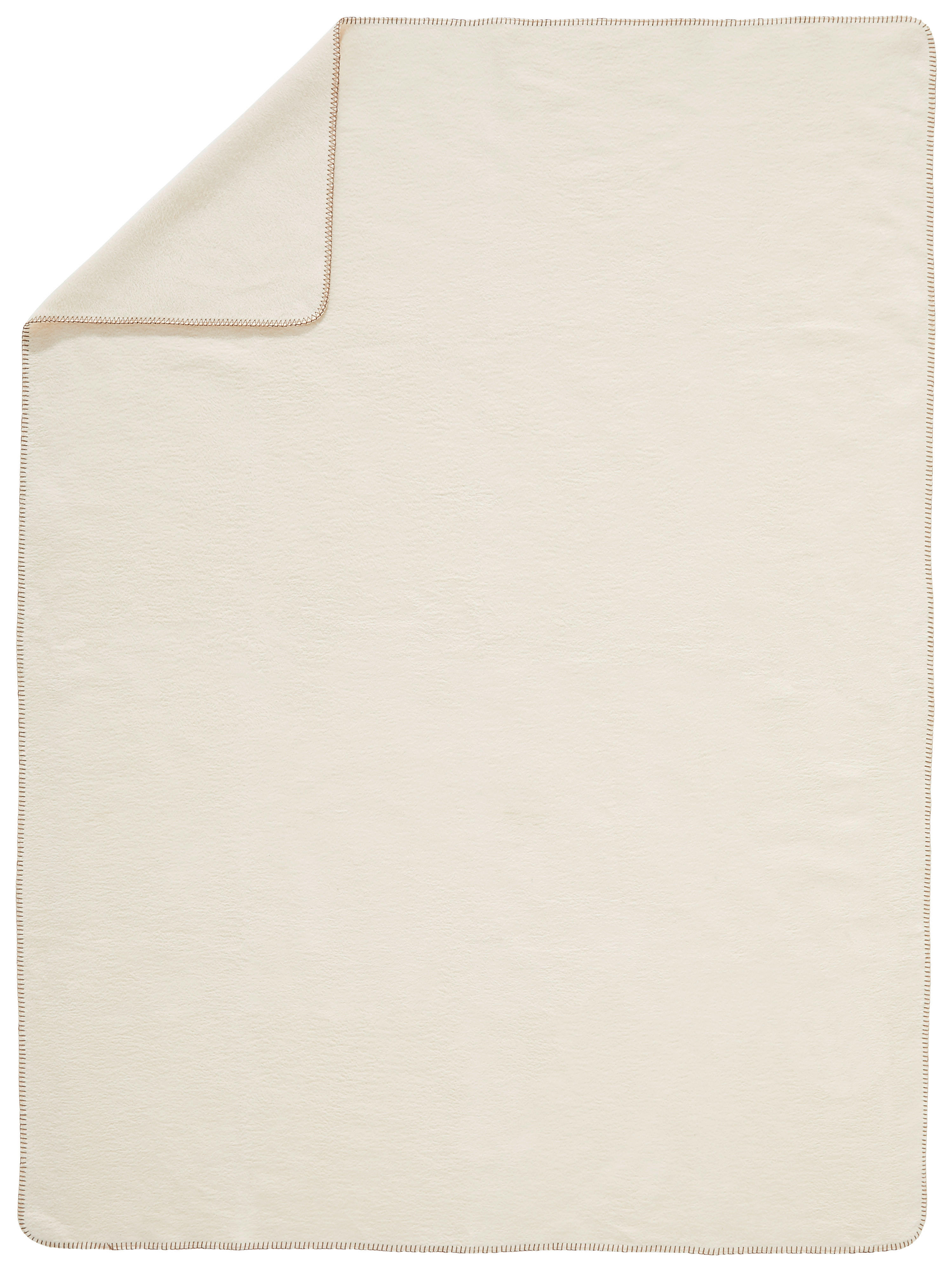 WOHNDECKE 150/200 cm  - Weiß, Basics, Textil (150/200cm) - Bio:Vio