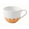 KAFFEETASSE Fleur Soleil 160 ml  - Dunkelgelb/Weiß, MODERN, Keramik (11,5/8,5/6,5cm) - Villeroy & Boch