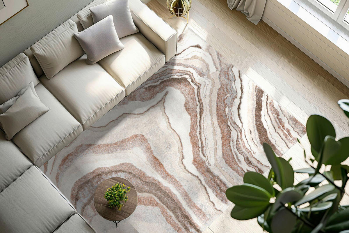 FLACHWEBETEPPICH  Wohnzimmer 80/150 cm Terracotta rechteckig  - Terracotta, Basics, Textil (80/150cm) - Kayoom
