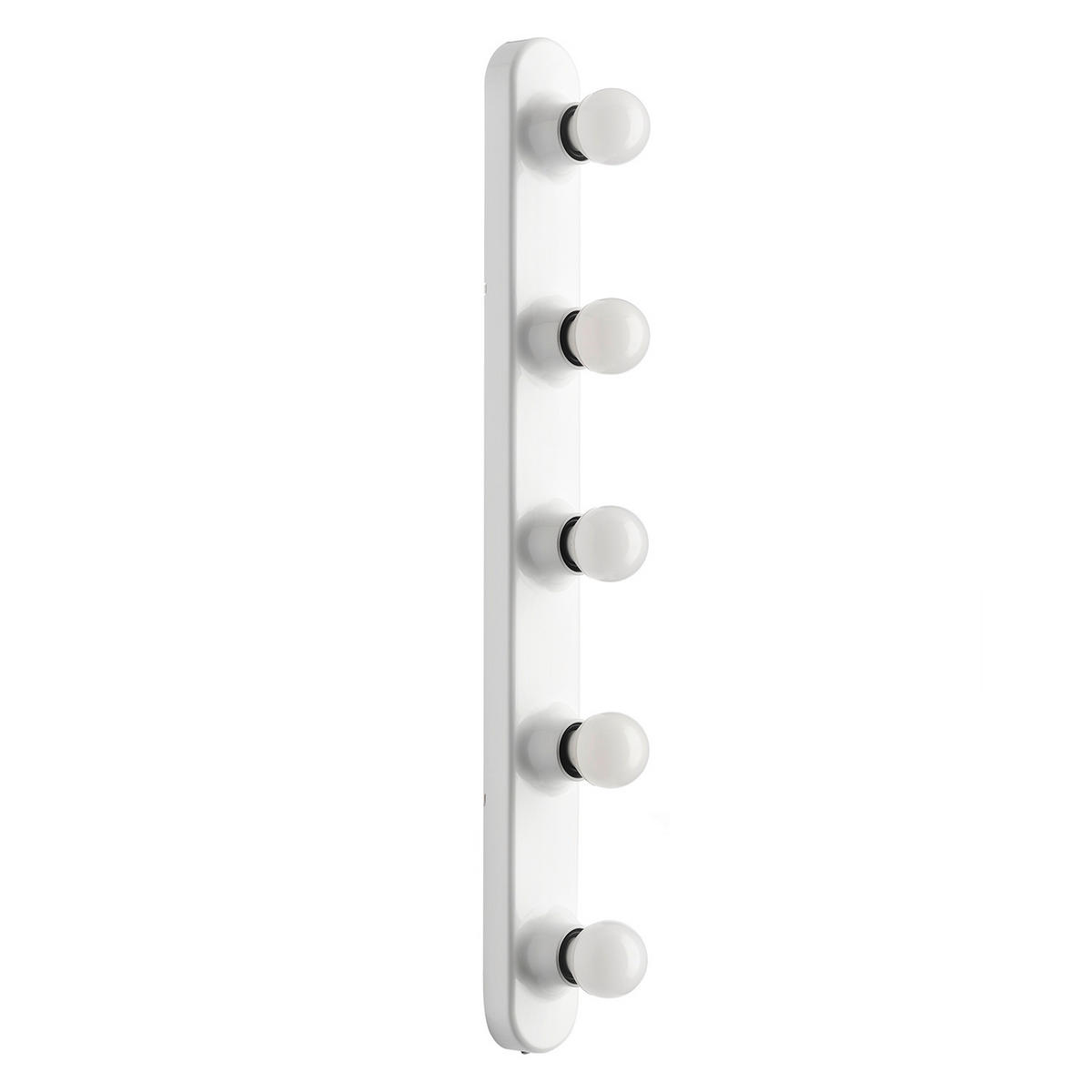 SPIEGELLEUCHTE 5/5/60 cm   - Weiß, KONVENTIONELL, Kunststoff (5/5/60cm)