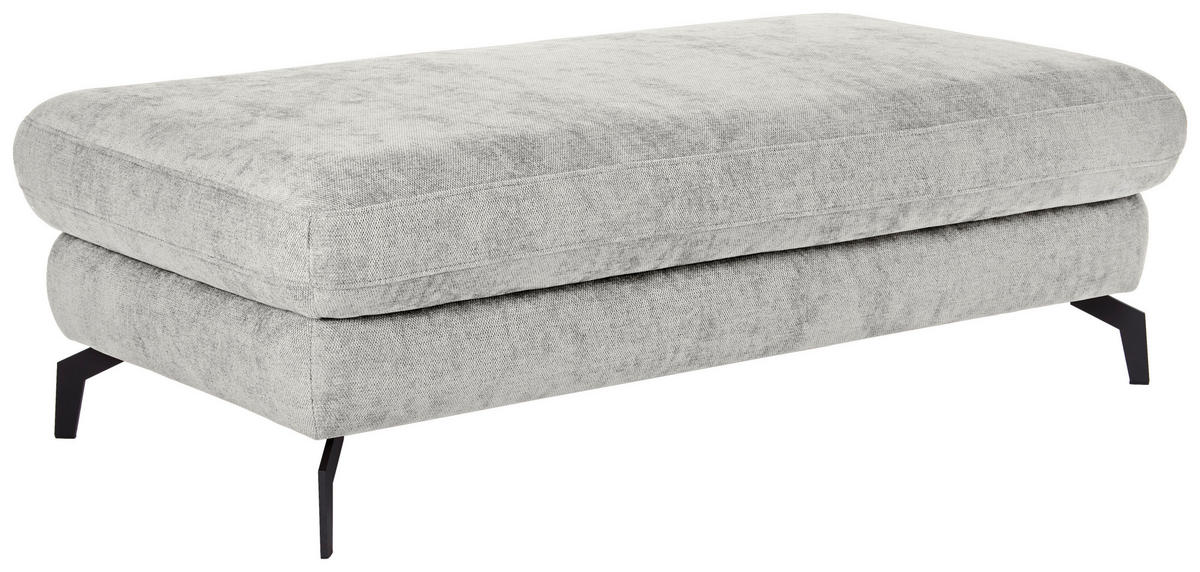 TABURETKA, textil, 136/44/70 cm - čierna, Design, kov/textil (136/44/70cm) - Stylife