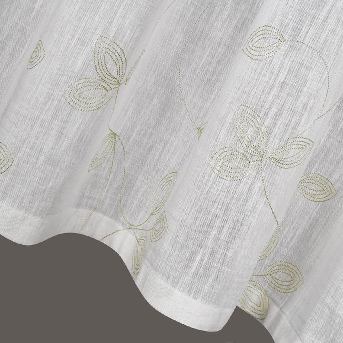 KURZGARDINE   150/50 cm   - Grau, Basics, Textil (150/50cm)