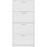 SCHUHSCHRANK 75/162/25 cm - Chromfarben/Weiß, KONVENTIONELL, Holzwerkstoff/Kunststoff (75/162/25cm) - Ti`me SCHUHSCHRANK 75/162/25 cm - Chromfarben/Weiß, KONVENTIONELL, Holzwerkstoff/Kunststoff (75/162/25cm) - Ti`me