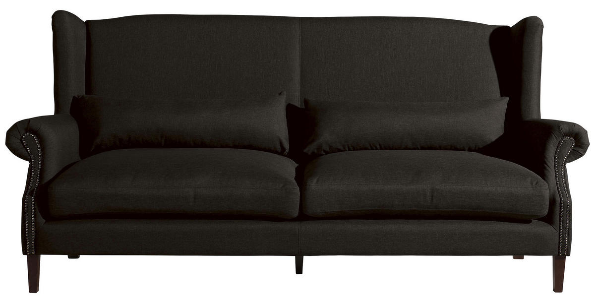 3-SITZER-SOFA Flachgewebe Dunkelbraun von MAX WINZER