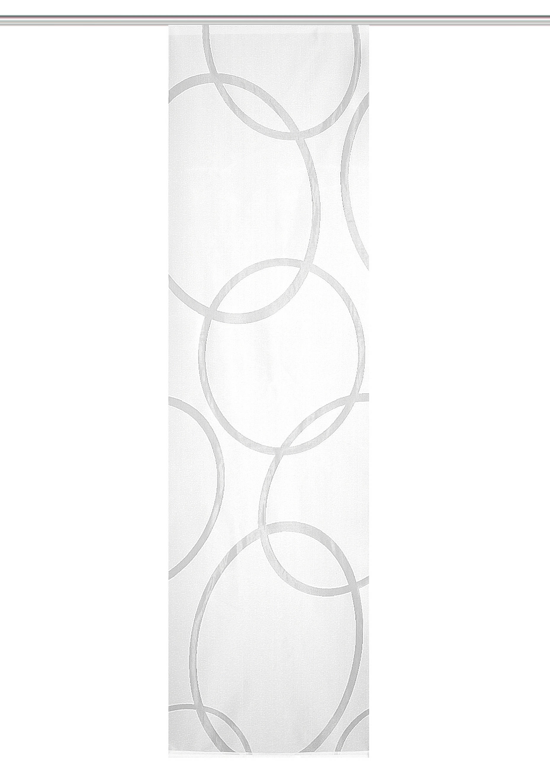 FLÄCHENVORHANG   blickdicht   57/245 cm  - Weiß, Basics, Textil (57/245cm)