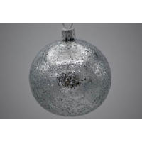 CHRISTBAUMKUGEL 7 cm  - Dunkelrot, Basics, Glas/Metall (7cm) - X-Mas