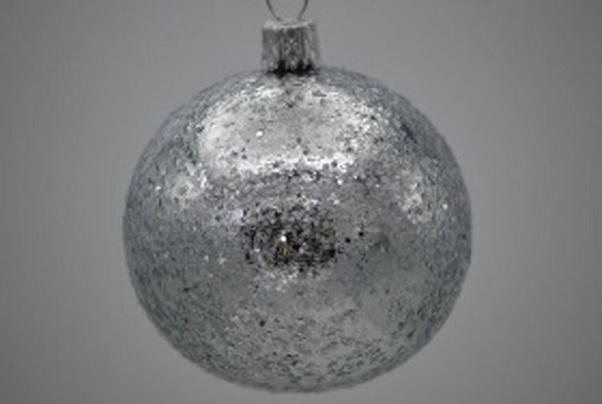 CHRISTBAUMKUGEL 7 cm  - Dunkelrot, Basics, Glas/Metall (7cm) - X-Mas