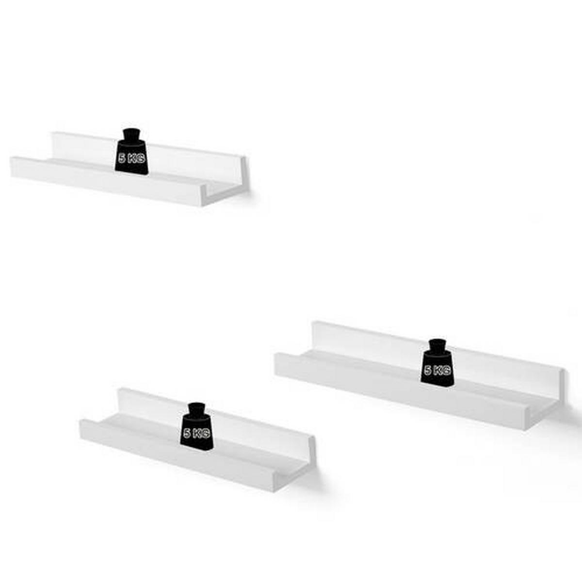 WANDREGAL Weiß  - Weiß, Basics, Holzwerkstoff (38/5/10cm) - Boxxx