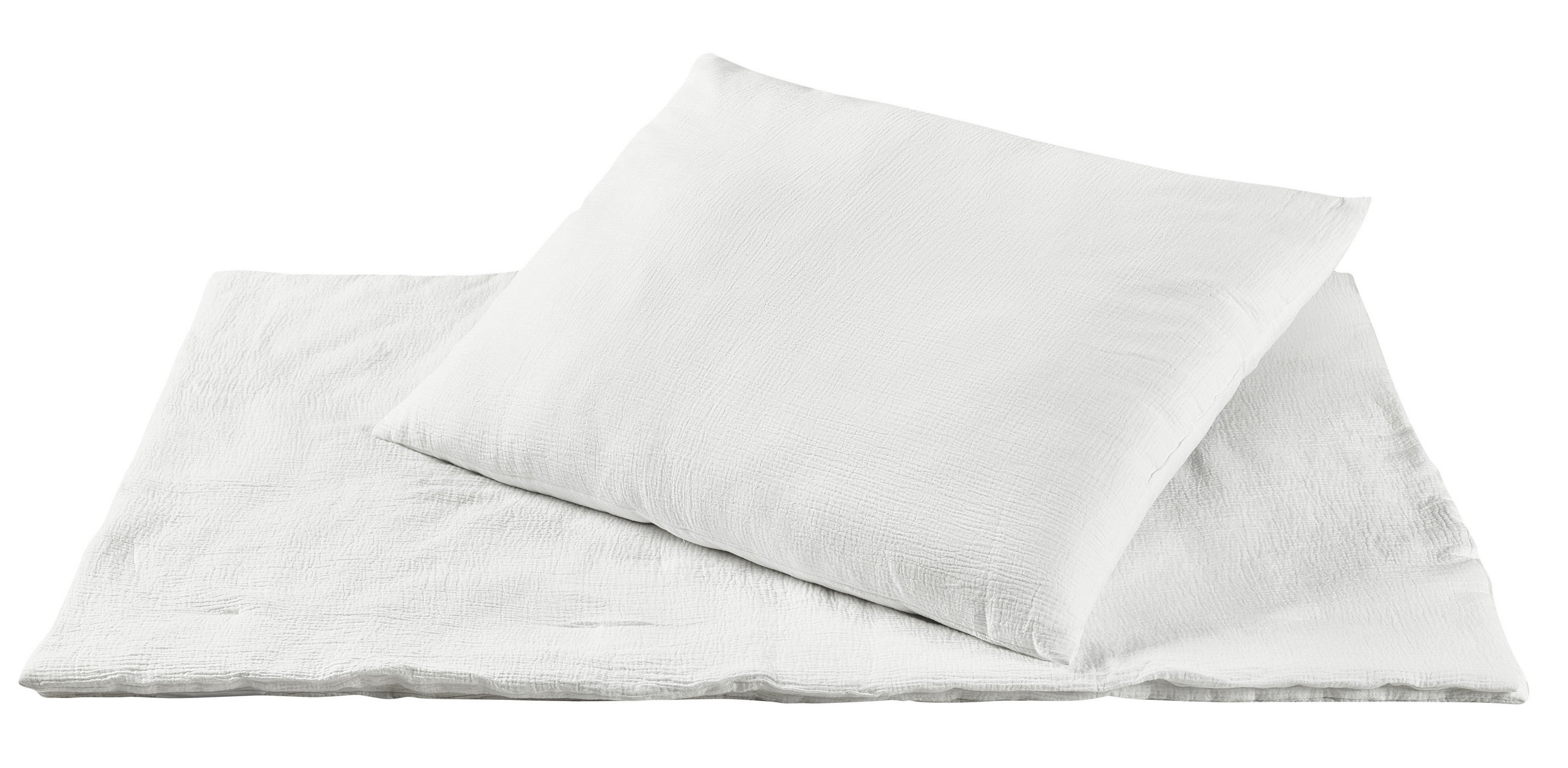 BETTENSET 140/200 cm  - Weiß, Basics, Textil (140/200cm) - Sleeptex