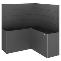SICHTSCHUTZ ohne Hochbeet - Dunkelgrau, Basics, Metall (152/91/152cm) - Biohort