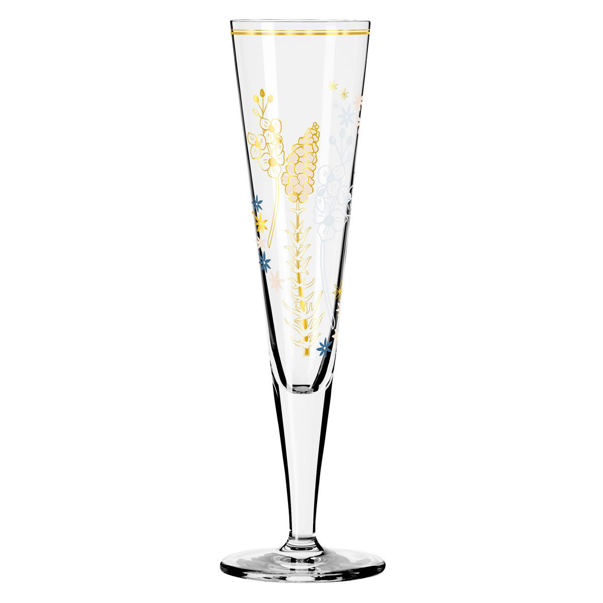 CHAMPAGNERGLAS 205 ml  - Silberfarben/Goldfarben, LIFESTYLE, Glas (7,2/7,2/24,0cm) - Ritzenhoff