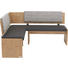 ECKBANK 150/170 cm in Anthrazit, Beige, Eichefarben - Eichefarben/Anthrazit, KONVENTIONELL, Holzwerkstoff/Textil (150/170cm) - Venda ECKBANK 150/170 cm in Anthrazit, Beige, Eichefarben - Eichefarben/Anthrazit, KONVENTIONELL, Holzwerkstoff/Textil (150/170cm) - Venda
