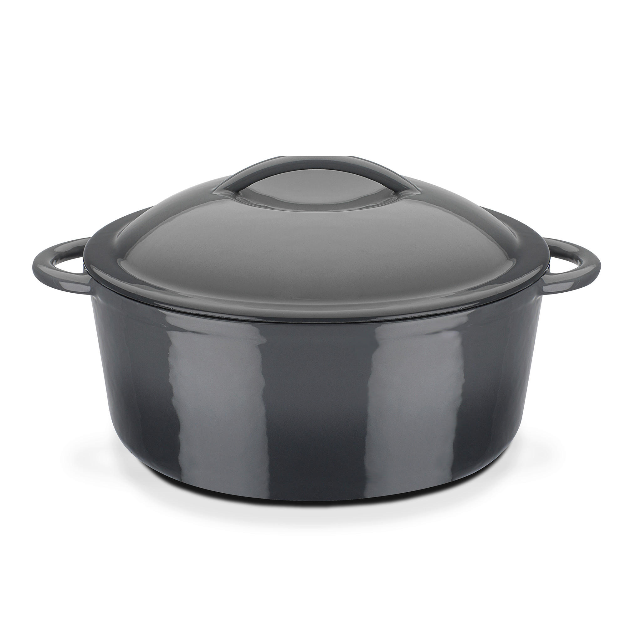 KOCHTOPF GREY SHADOW 4 L  - Grau, Basics, Metall (24/10cm) - GSW