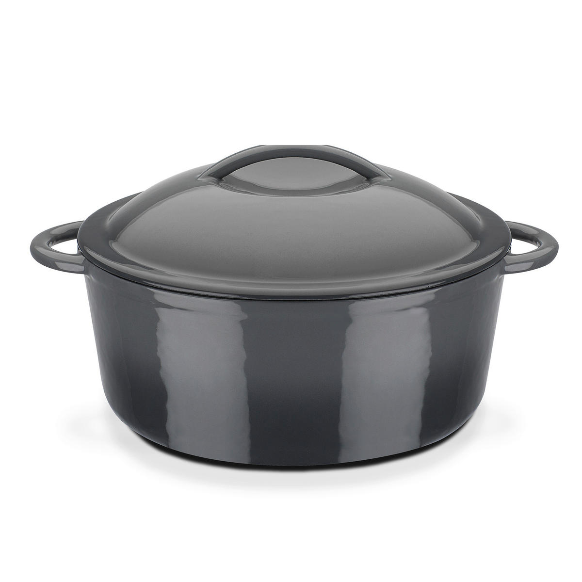 KOCHTOPF GREY SHADOW 4 L  - Grau, Basics, Metall (24/10cm) - GSW