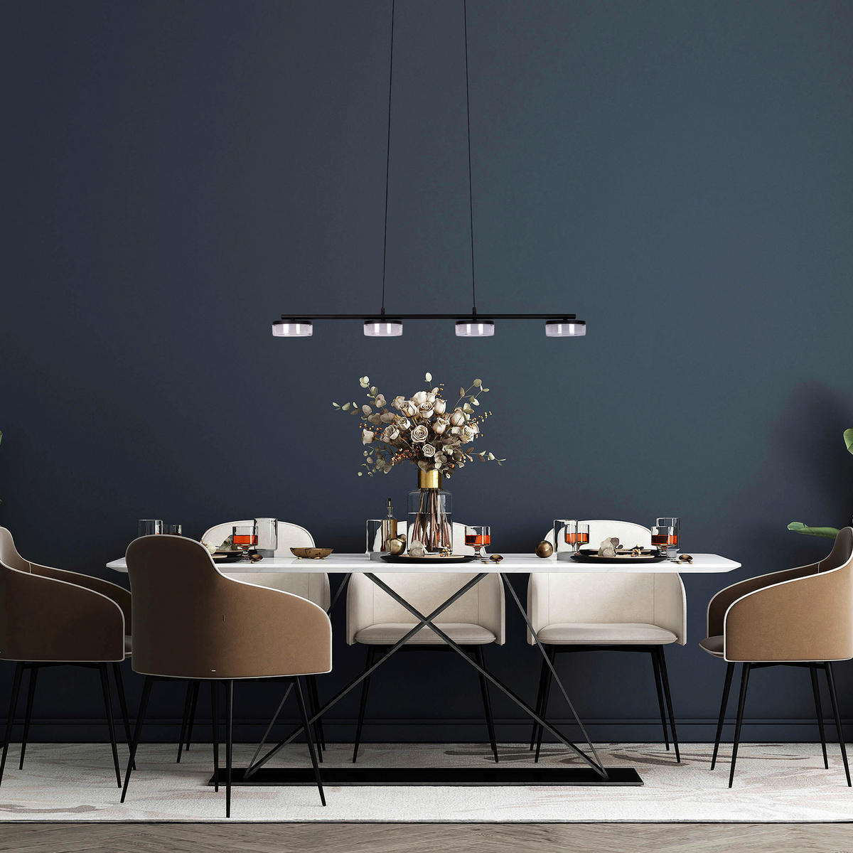 LED-PENDELLEUCHTE 96/12/150 cm   - KONVENTIONELL (96/12/150cm) - Näve
