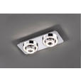 LED-DECKENLEUCHTE 40/17/13 cm   - Chromfarben, Design, Metall (40/17/13cm) - Novel