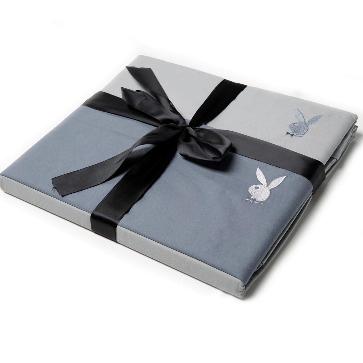 WENDEBETTWÄSCHE PLAYBOY  - Grau, Basics, Textil (155/200cm) - Playboy