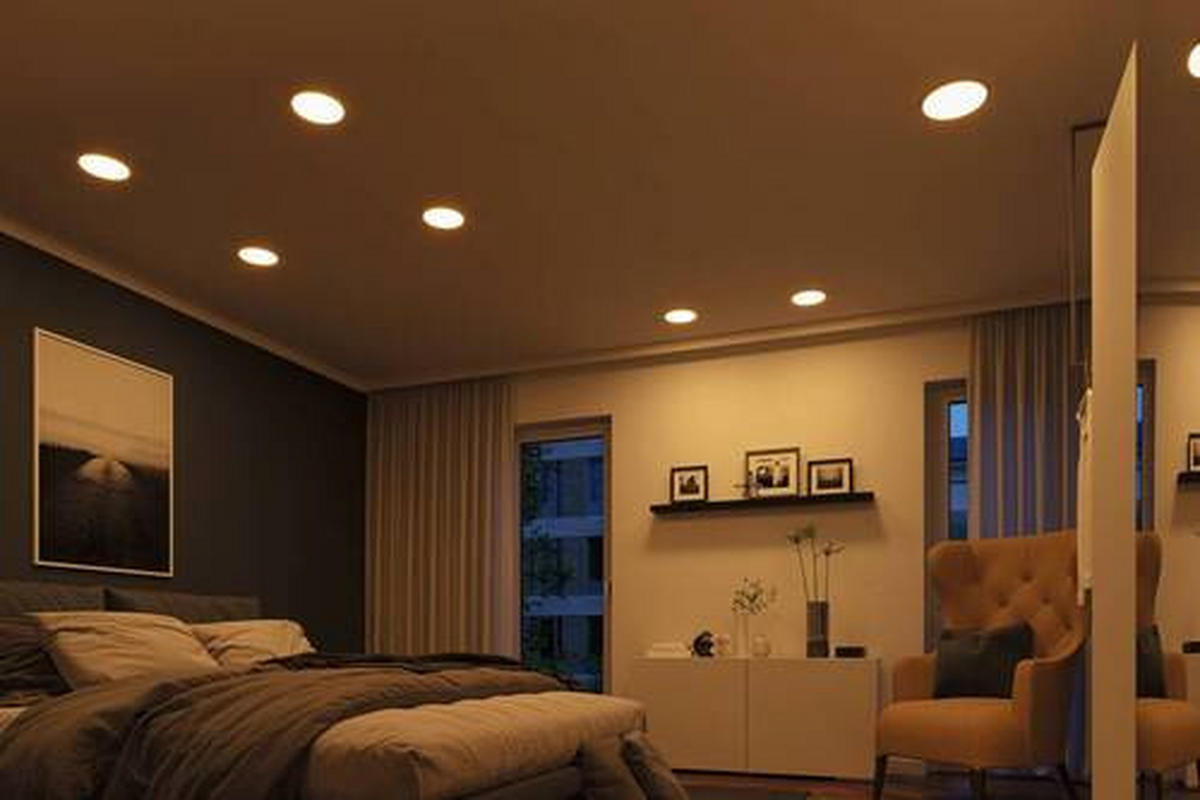 LED-PANEEL 17,5 cm   - Weiß, Design, Kunststoff (17,5cm) - Paulmann