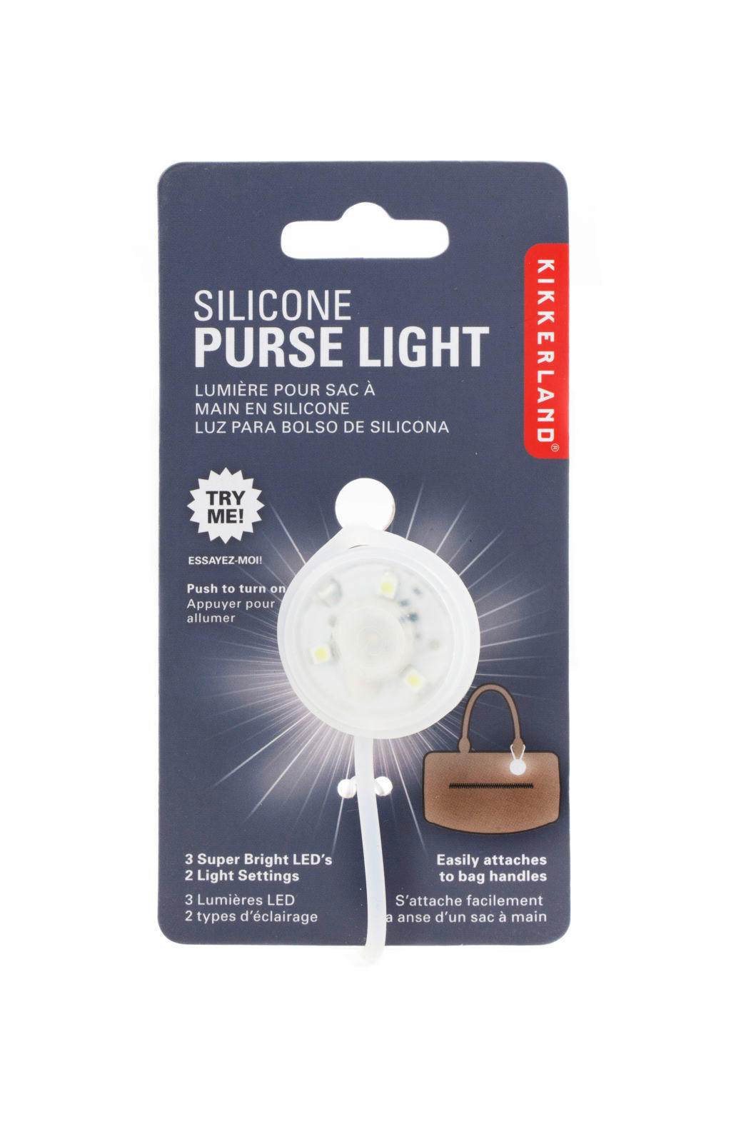 DEKORAČNÍ LED SVÍTIDLO - bílá, Basics, plast (7/1,1/13,5cm) - Kikkerland