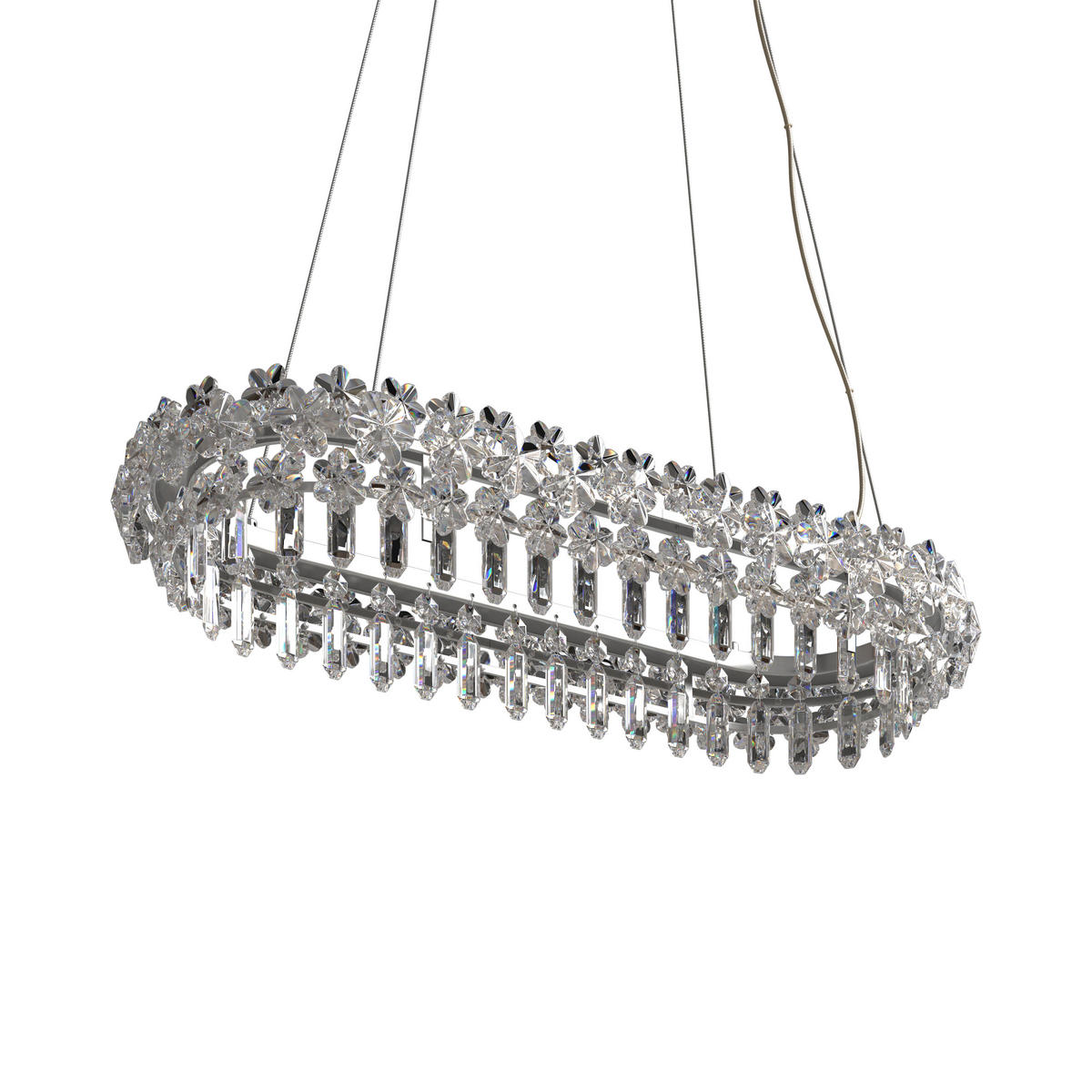 LED-HÄNGELEUCHTE 85/30/150 cm    - Klar, Design, Glas/Metall (85/30/150cm) - Glandor
