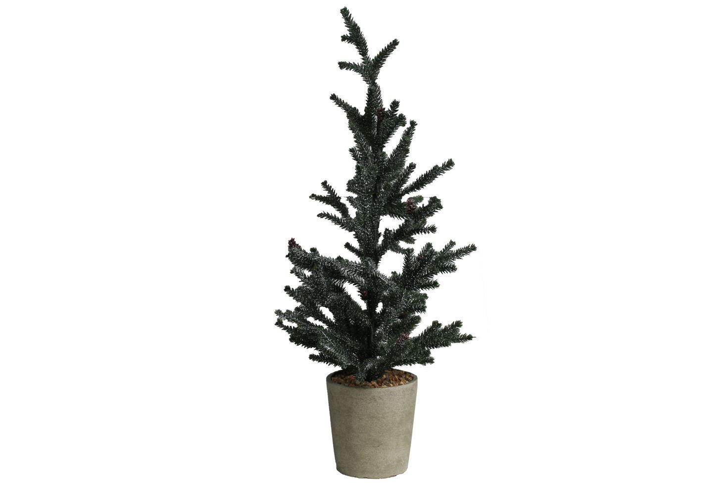 DEKOPFLANZE - Grün, Basics, Kunststoff (17/66cm) - X-Mas