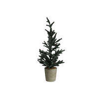 DEKOPFLANZE - Grün, Basics, Kunststoff (17/66cm) - X-Mas