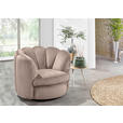COCKTAILSESSEL - Schwarz/Braun, LIFESTYLE, Textil/Metall (97/76/90cm) - Landscape