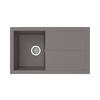 SPÜLE 17501000860500701-83  - Grau, Basics, Glas/Kunststoff (86/21,4/50cm) - Respekta