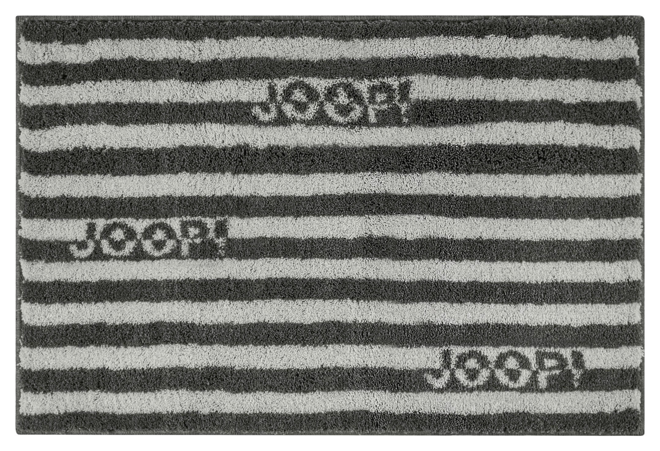 BADTEPPICH Split Grau 60/90 cm  - Grau, Basics, Naturmaterialien/Textil (60/90cm) - Joop!