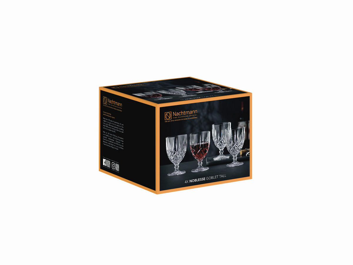 SADA POHÁROV 4 ks - číra, Design, sklo (350ml) - Nachtmann