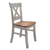 STUHL Weiß Kiefer massiv  - Weiß, Design, Holz (40/94/45cm) - Livetastic