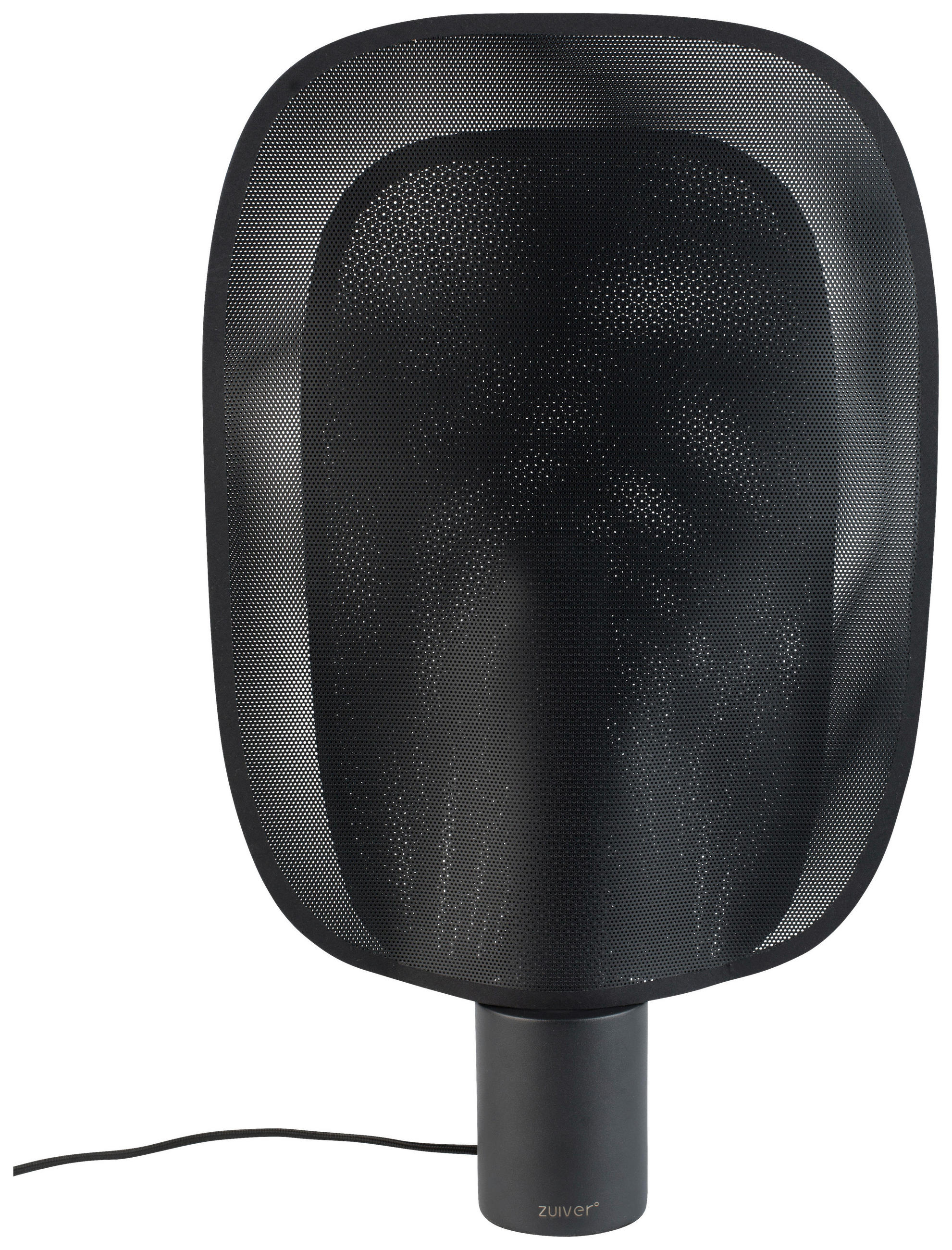 TISCHLEUCHTE Mai 33/54/8 cm   - Schwarz, Basics, Kunststoff/Metall (33/54/8cm) - Zuiver